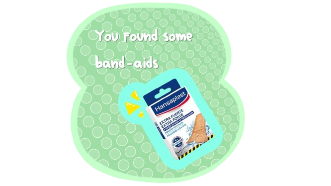 You found some bandaids